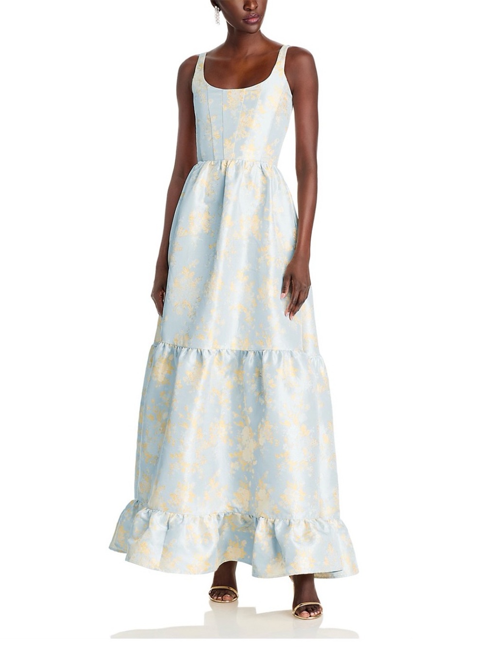 V. Chapman Avery Dress: Tiered Maxi - Picture 4 of 8